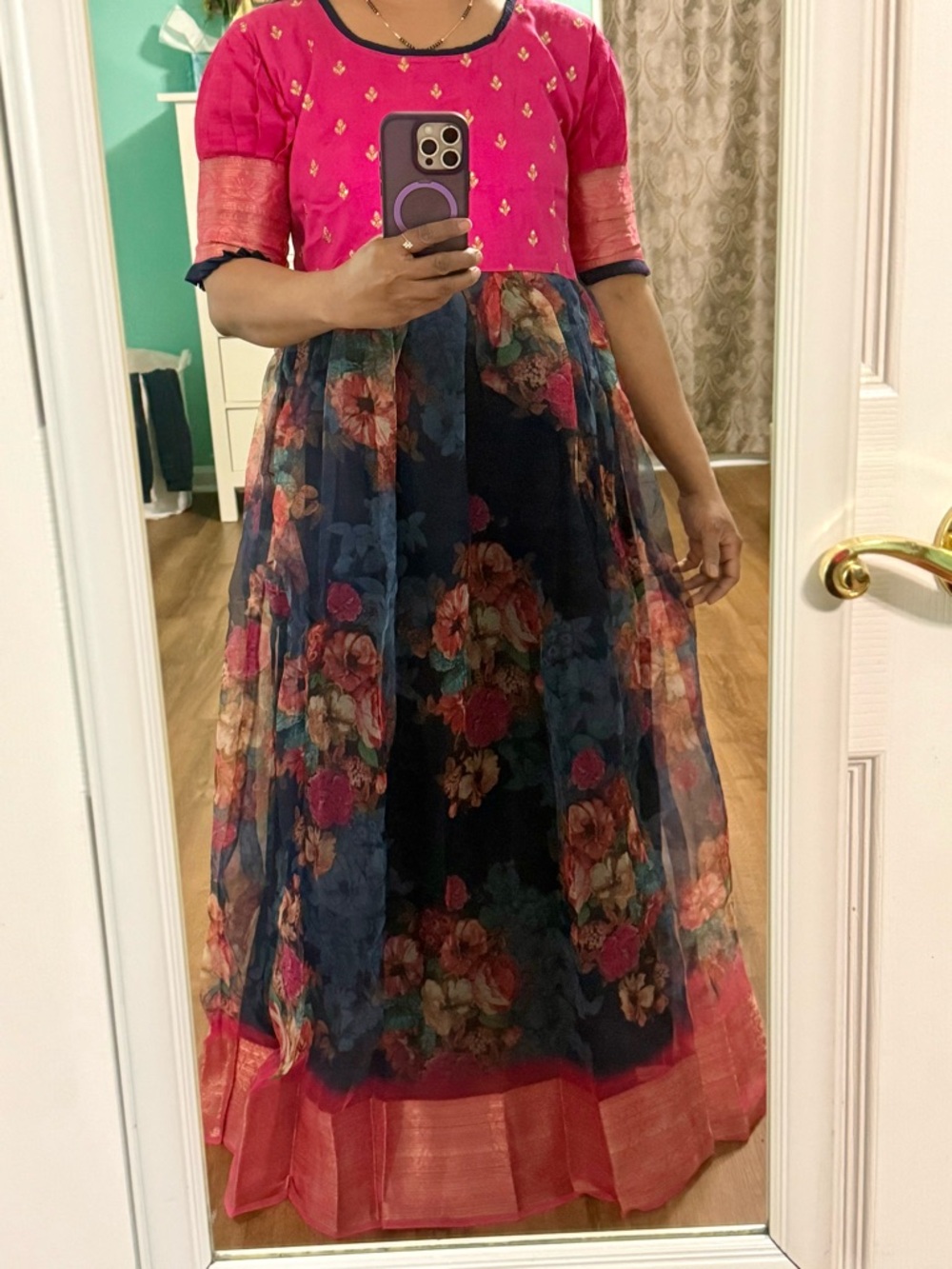 Floral indian maxi gown
